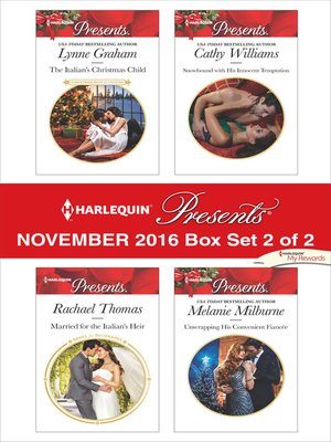 cover image of Harlequin Presents November 2016, Box Set 2 of 2